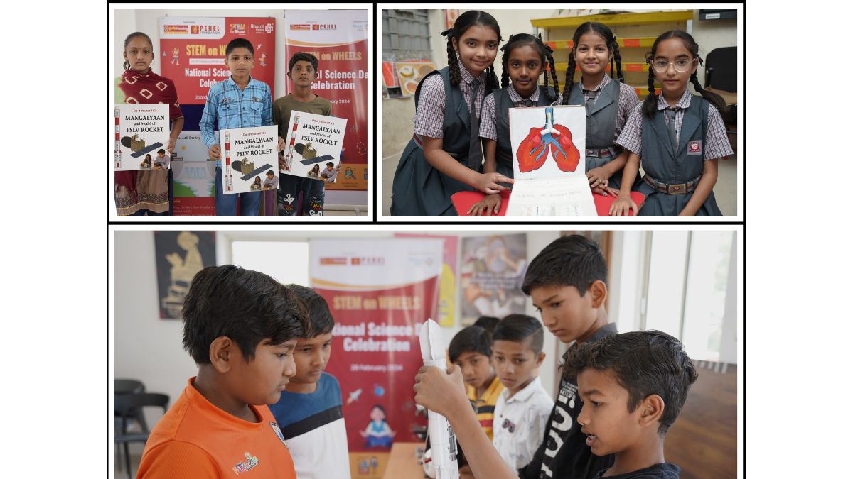 Pehel Foundation (A CSR arm of PNB Housing Finance Ltd) and BharatCares Celebrate National Science Day with the 'STEM on Wheels' Project